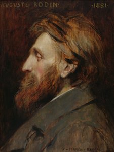 Portret van Auguste Rodin (1840-1917) 1881